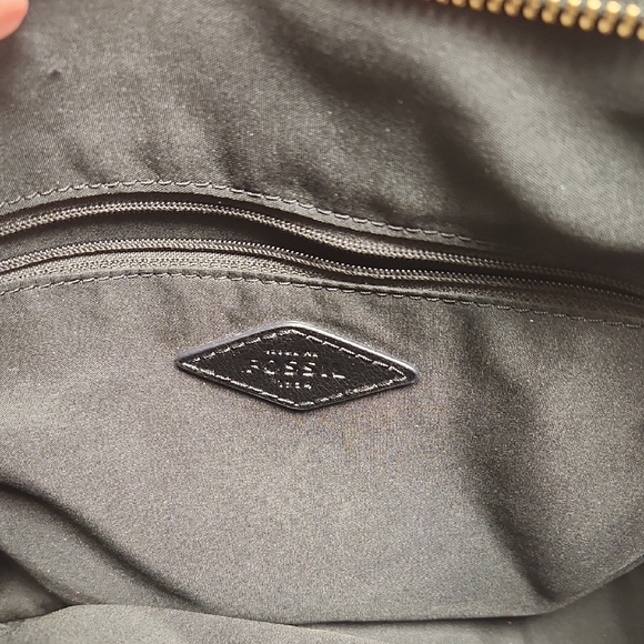 Fossil Elina Leather Convertable Backpack Black - Picture 4 of 5